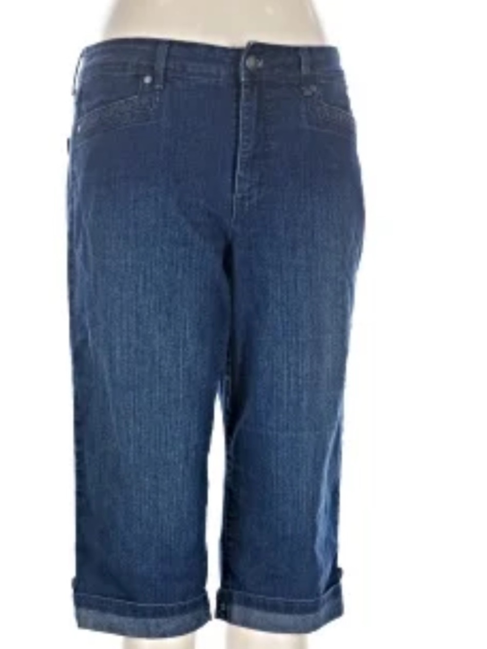 Gloria Vanderbilt Rail Straight Capri Jeans NWOTS